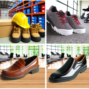 Slip-Resistant Shoes for Work Environments